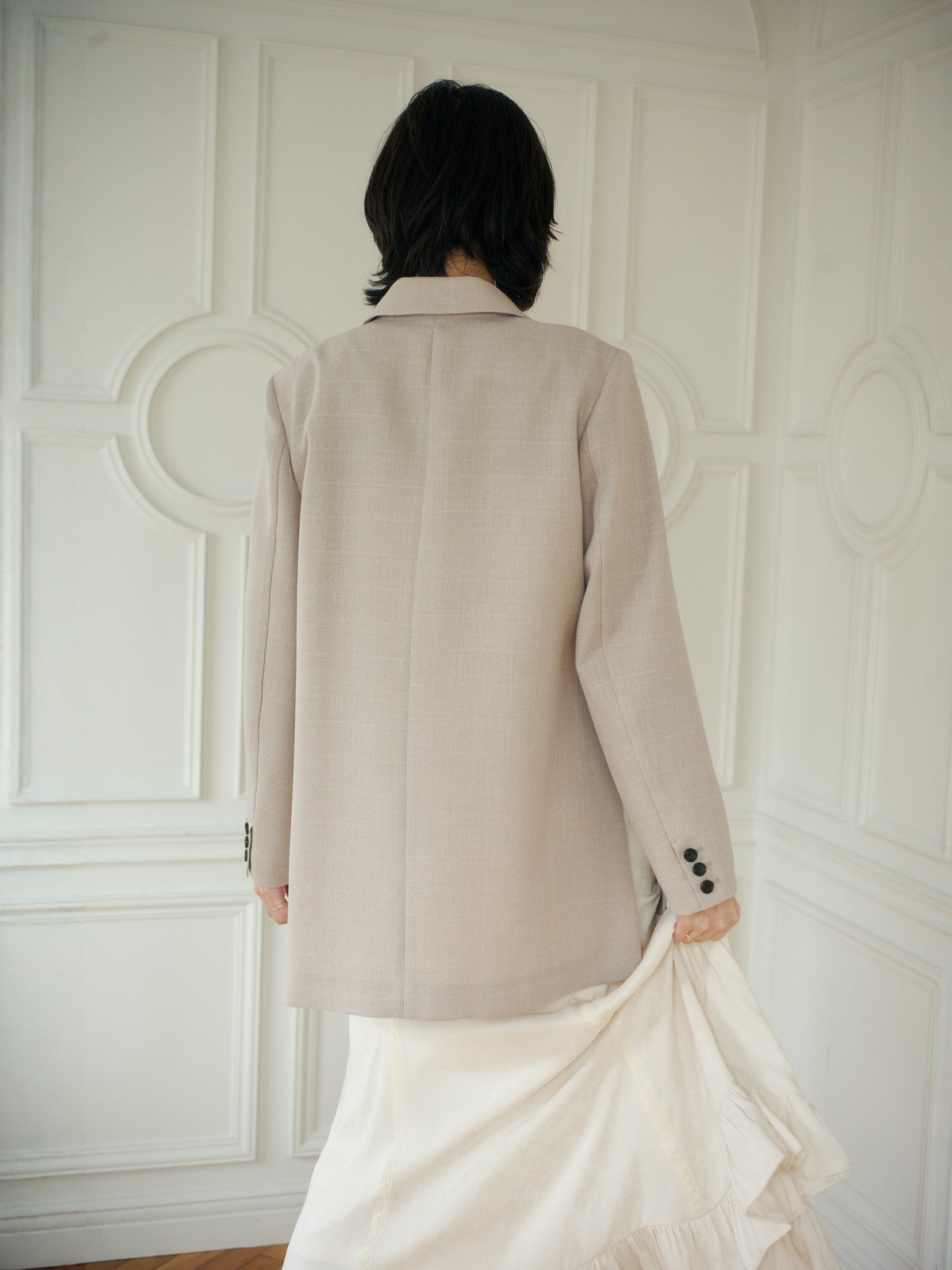 メッシュロングスリットジャケット