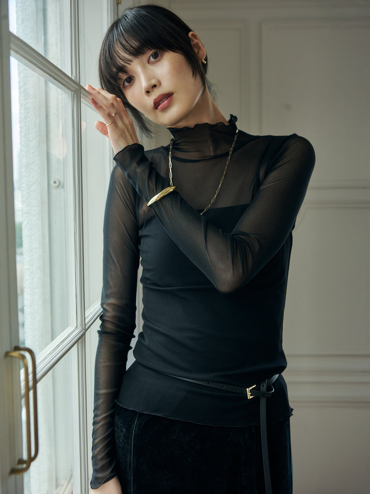 MODEL:172cm COLOR:BLACK SIZE:F