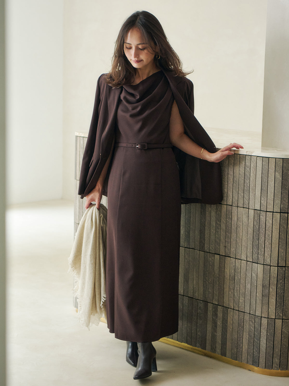 MODEL:160cm COLOR:BROWN SIZE:1
