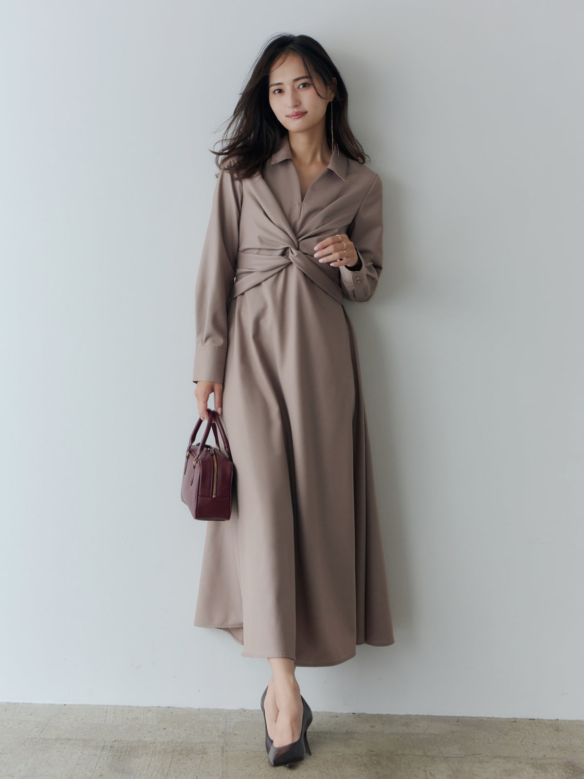 MODEL:160cm COLOR:BEIGE SIZE:0
