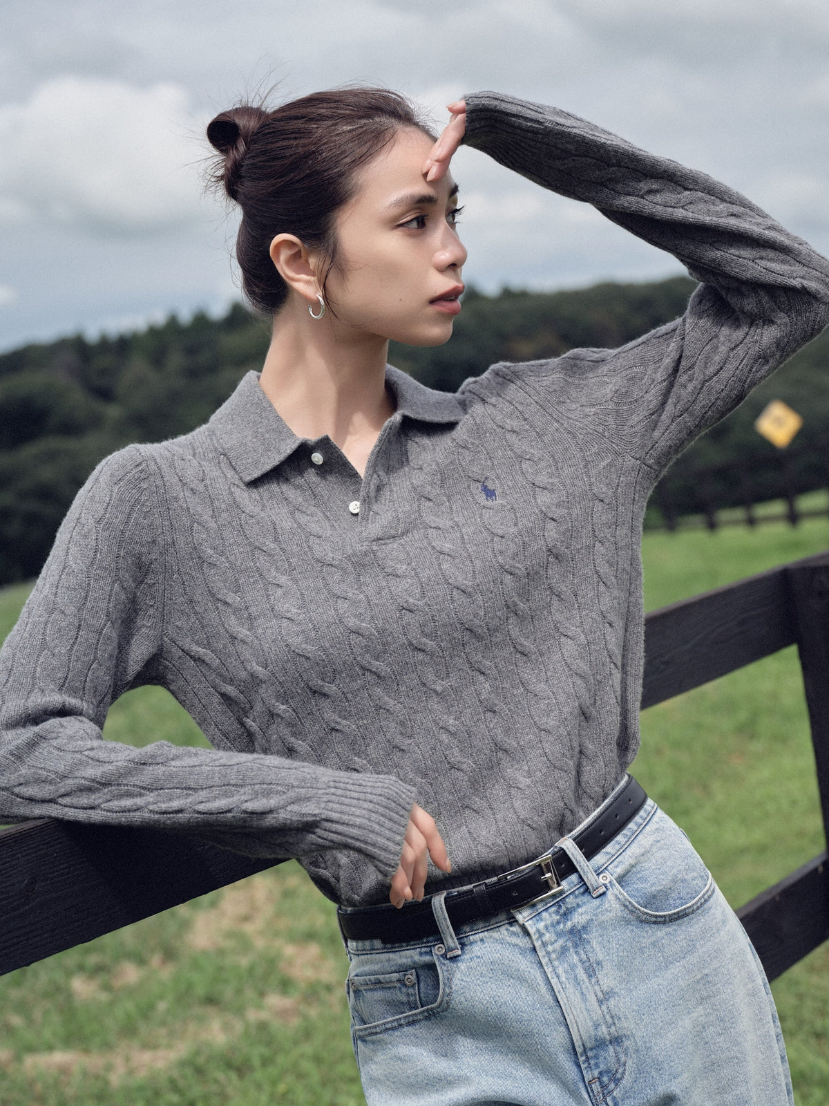 MODEL:173cm COLOR:GREY SIZE:M