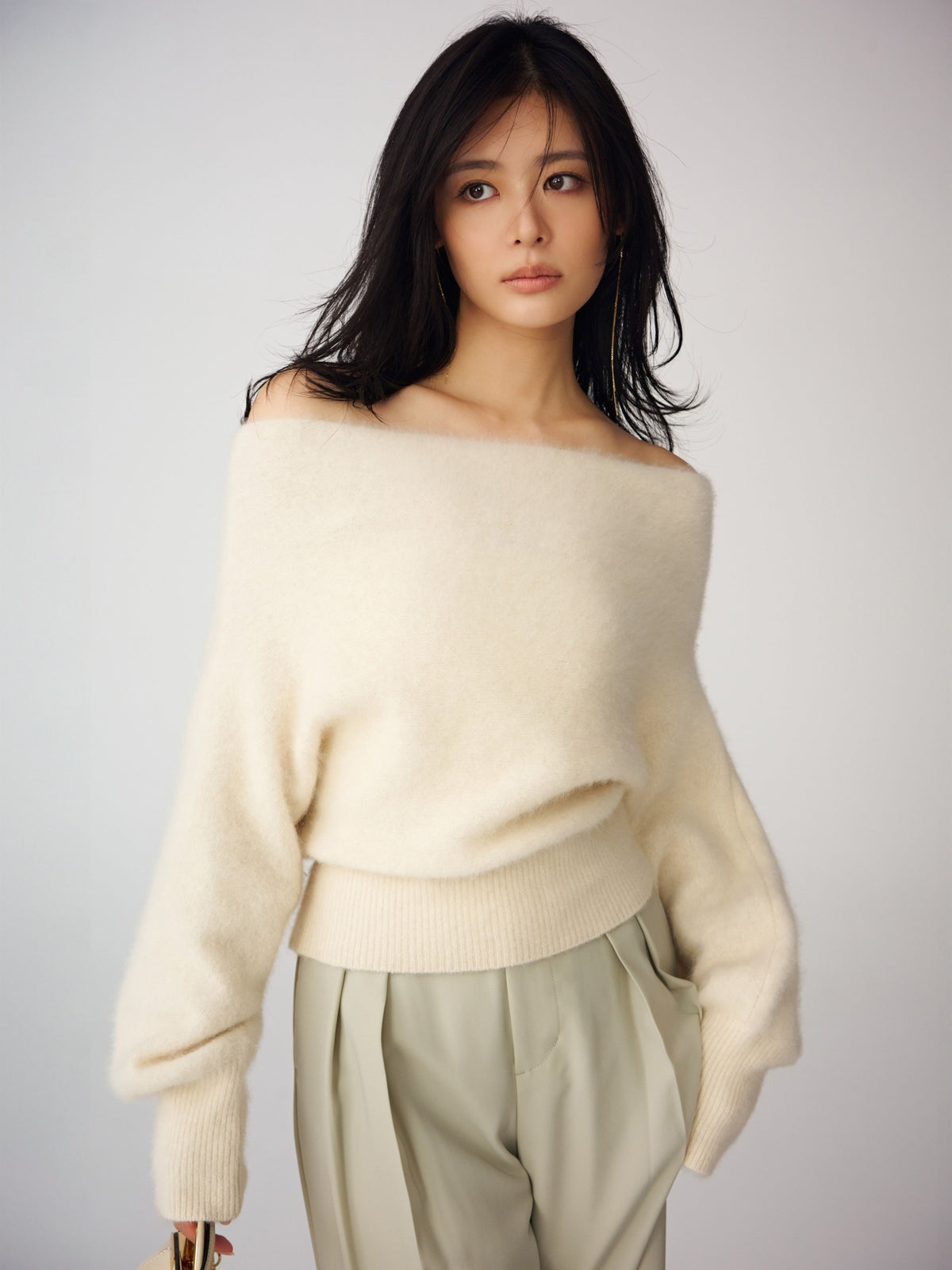 투턱 와이드 팬츠