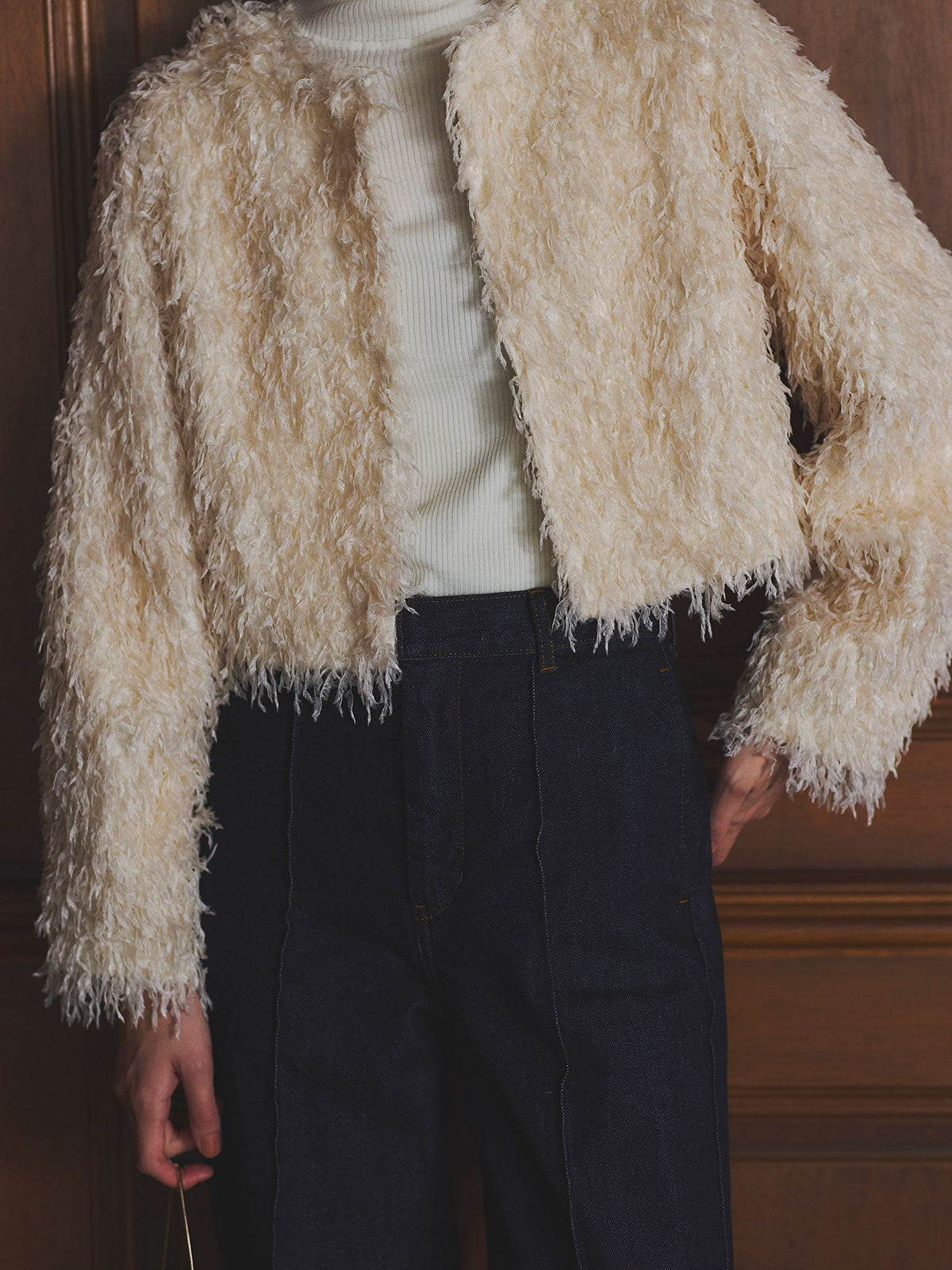 スリムフィットストレートデニム