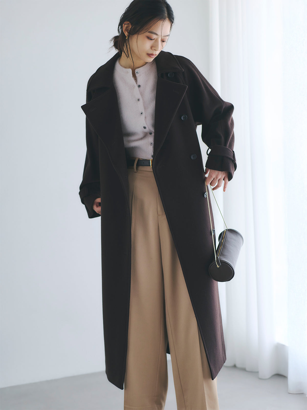 ウールトレンチコート