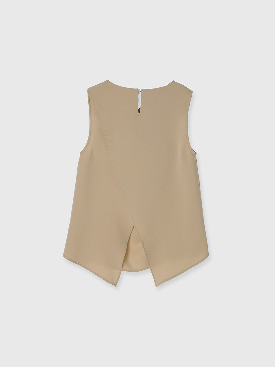 トリアセテートドレープブラウス