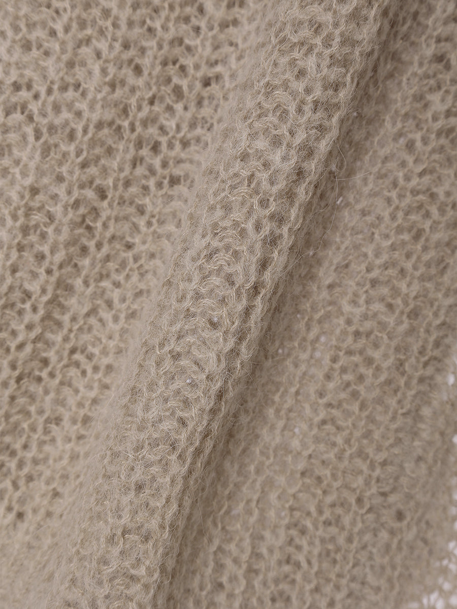 アルパカオーバーカーディガン