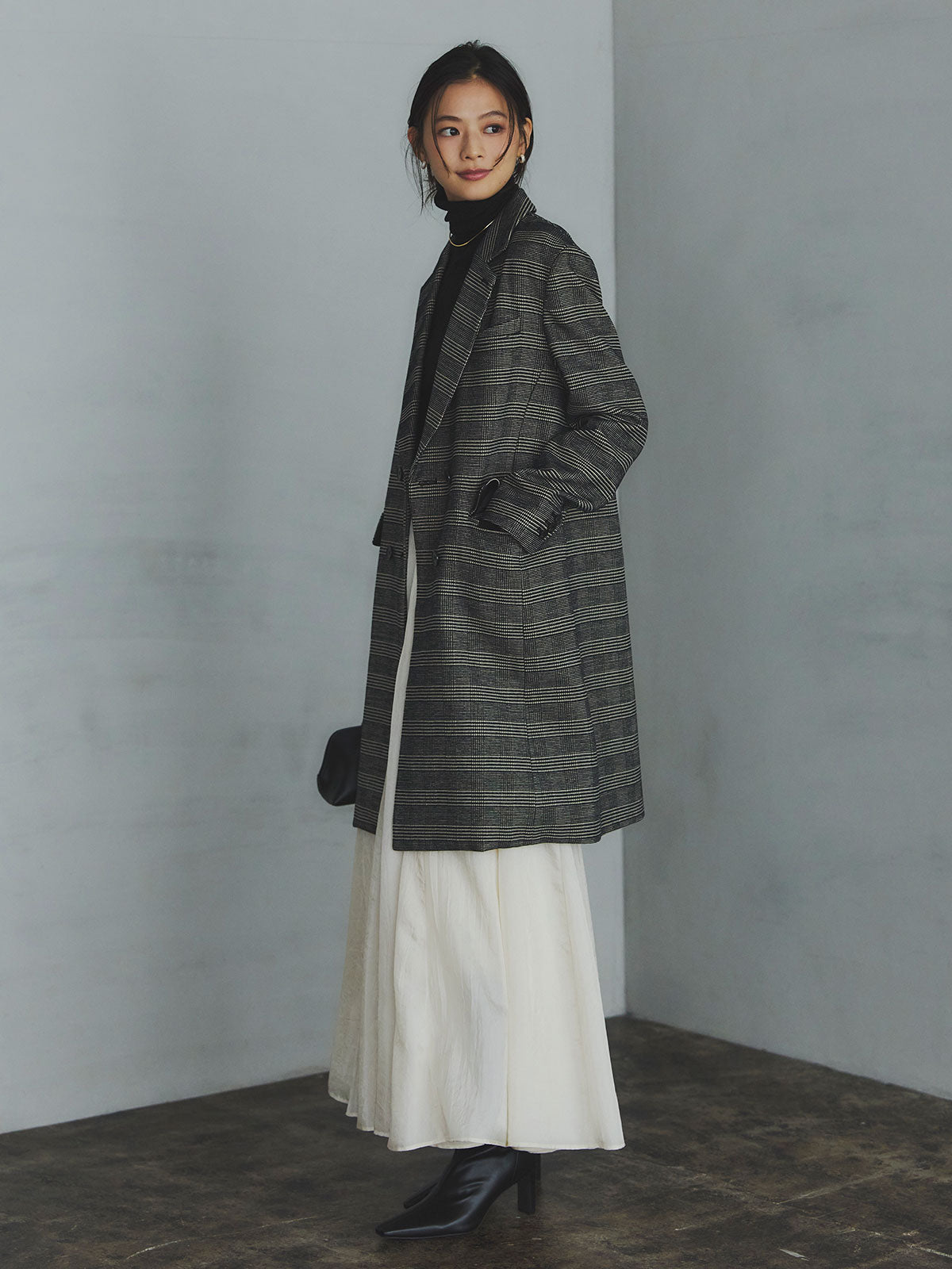 寬鬆西裝外套大衣