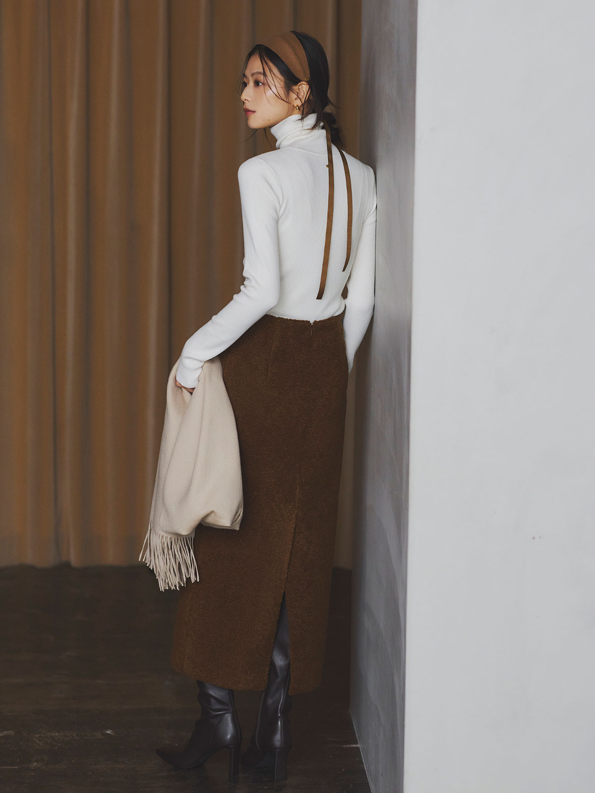 ボアタイトスカート