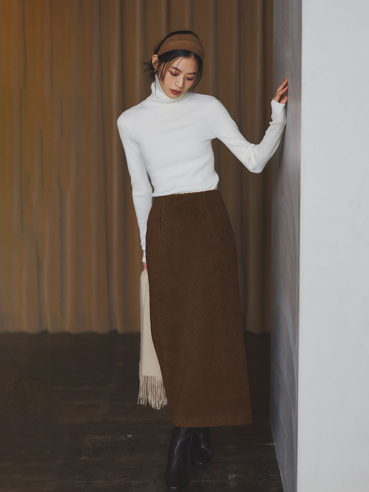 ボアタイトスカート