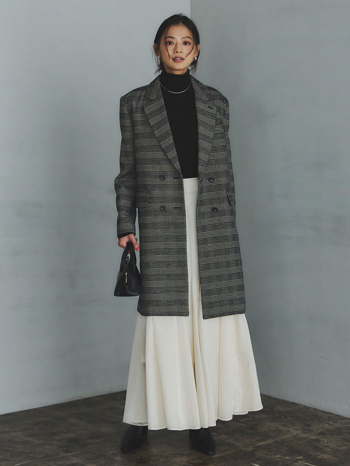 寬鬆西裝外套大衣