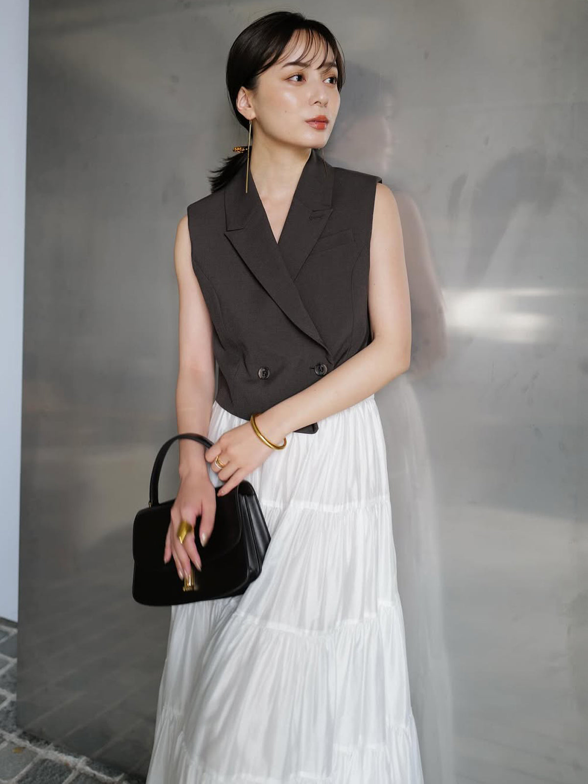 テーラードジレトップス