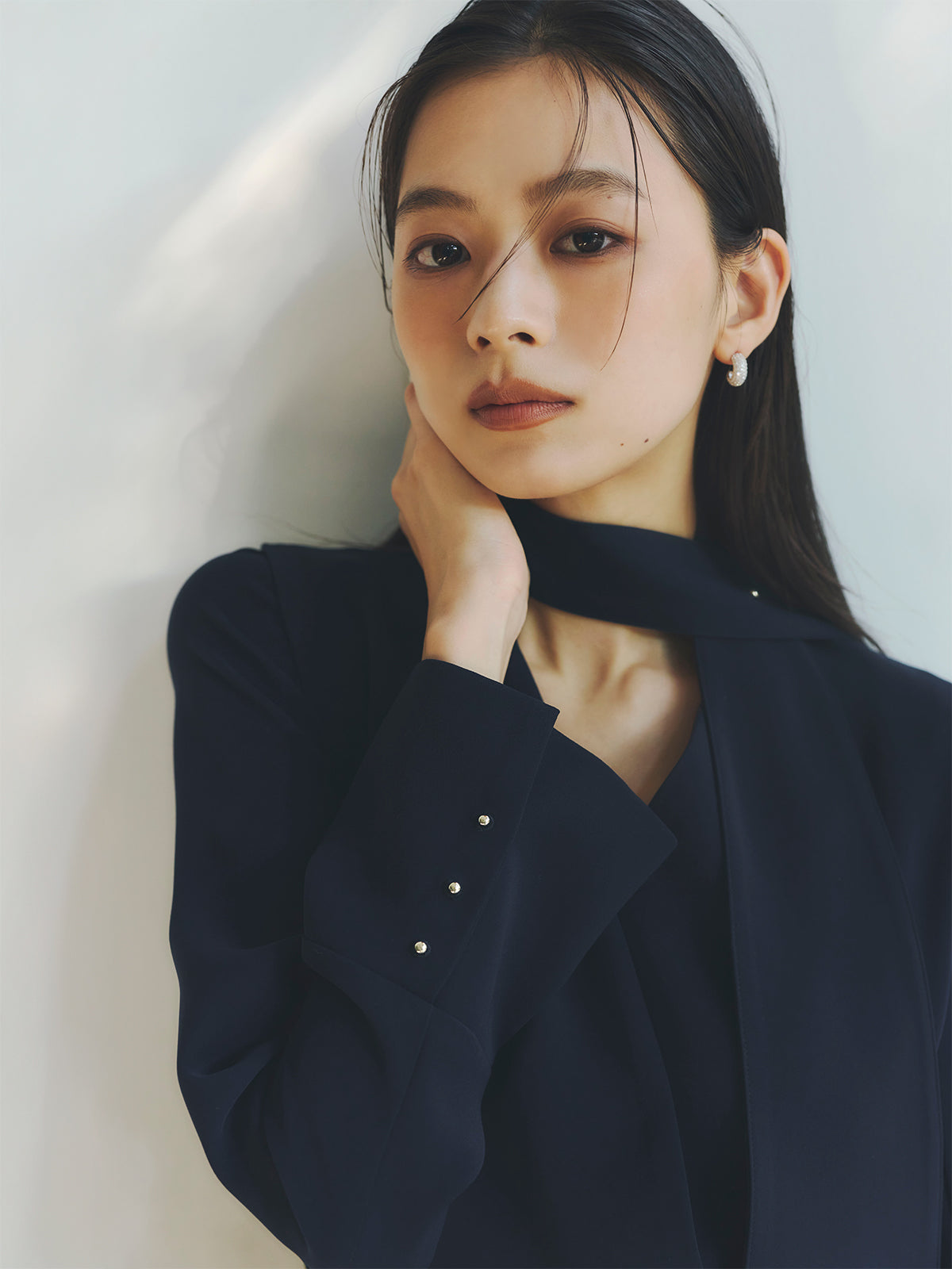 ダブルサテンクラシカルワンピース