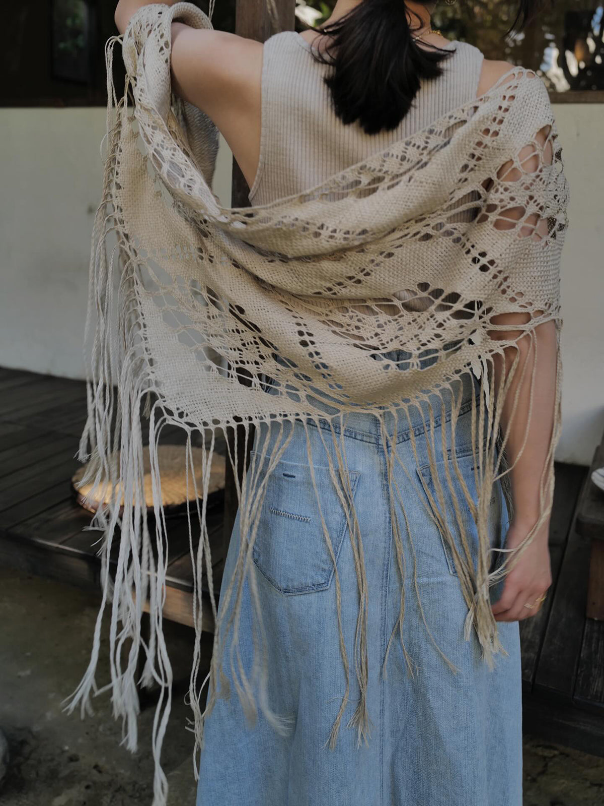 【YANUK×ánuans】Volume Flare Skirt / CIC