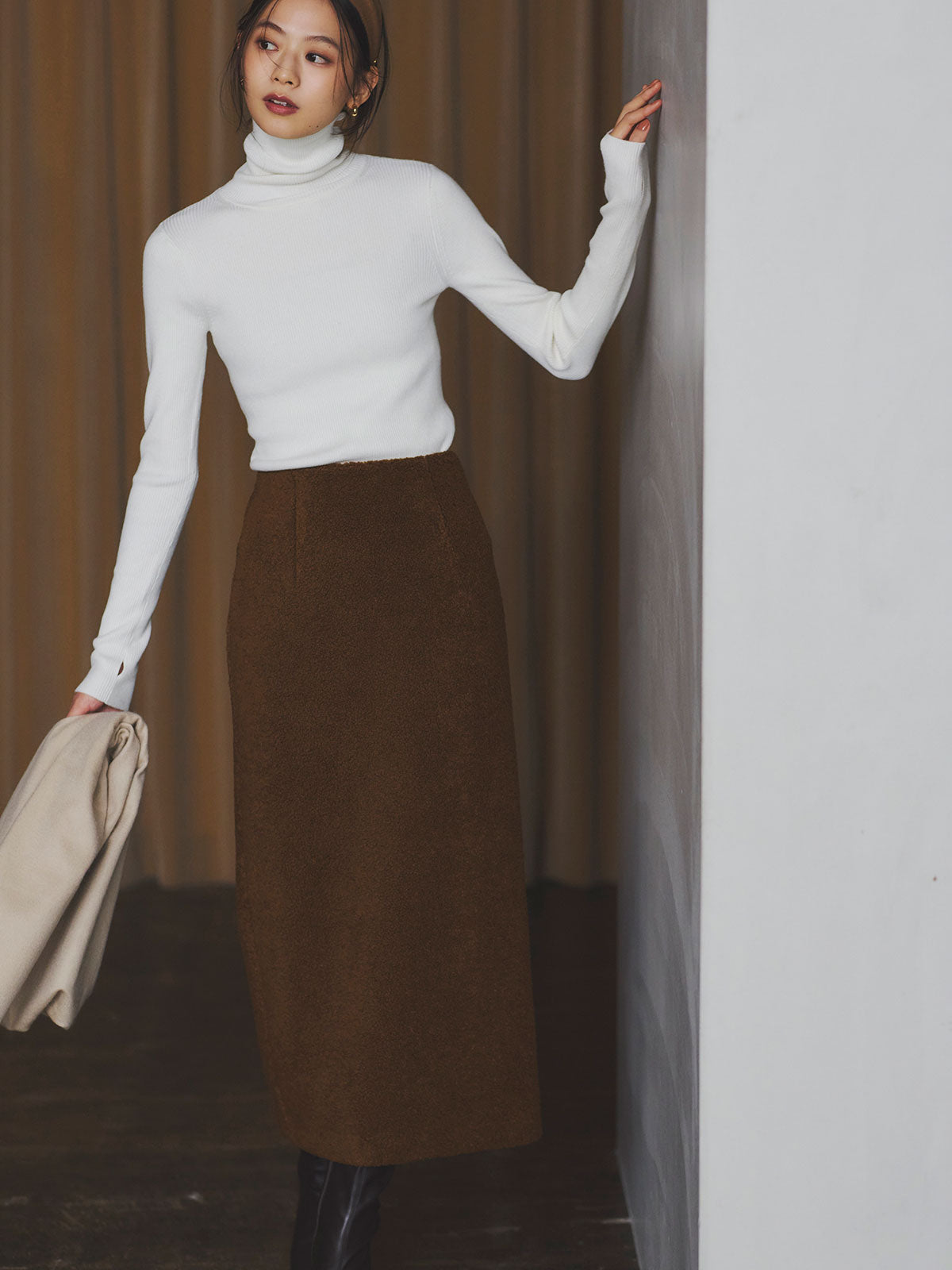 ボアタイトスカート