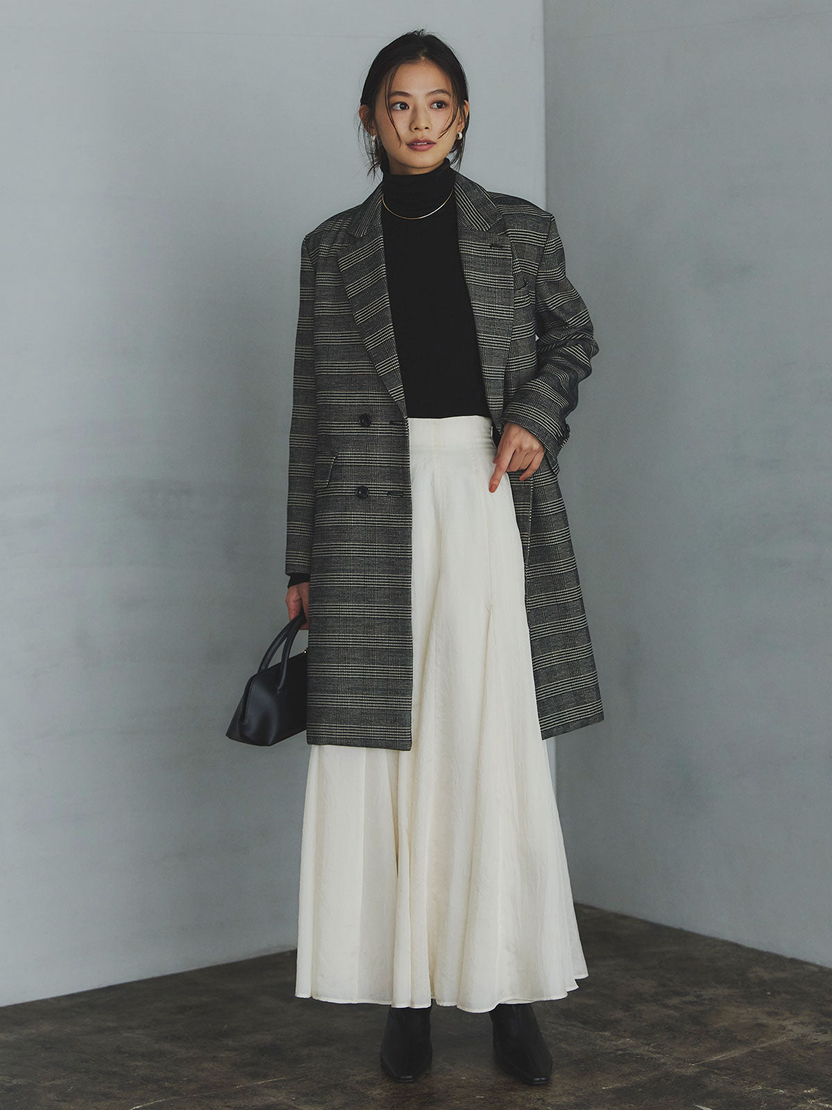 寬鬆西裝外套大衣