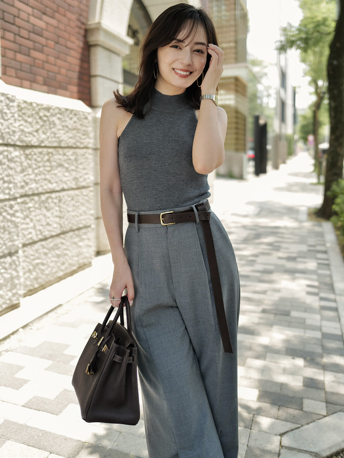 Director:154cm COLOR:GREY SIZE:F