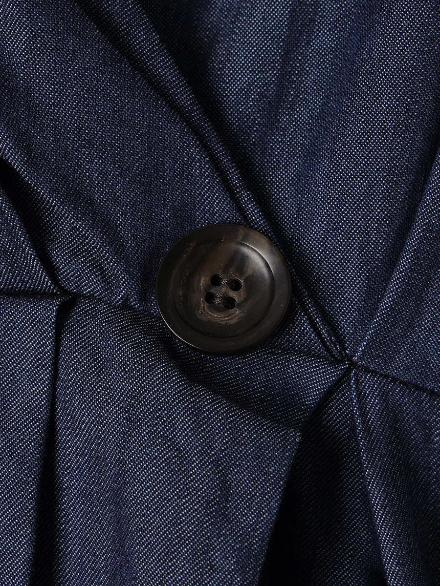 ノースリーブトレンチディテールワンピース