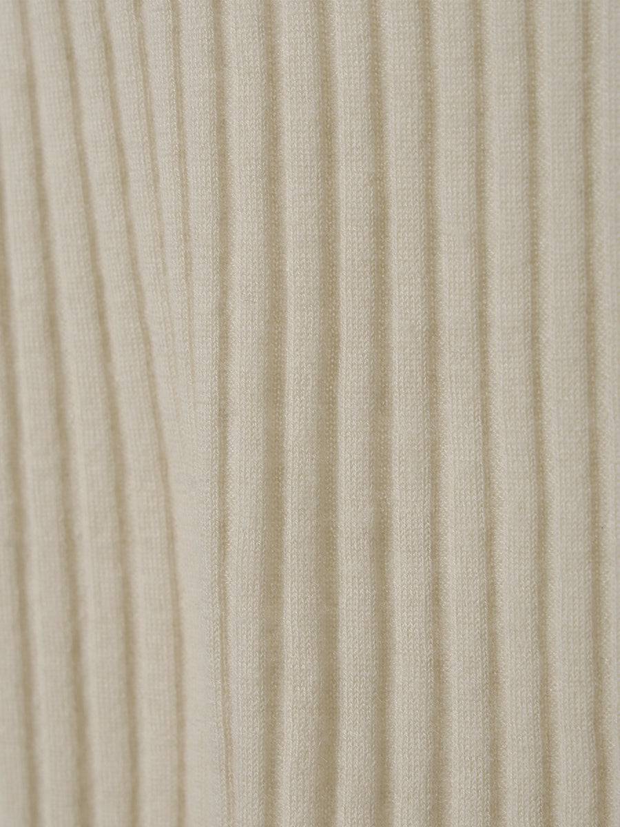 カシミヤ100ニットシャツカーディガン