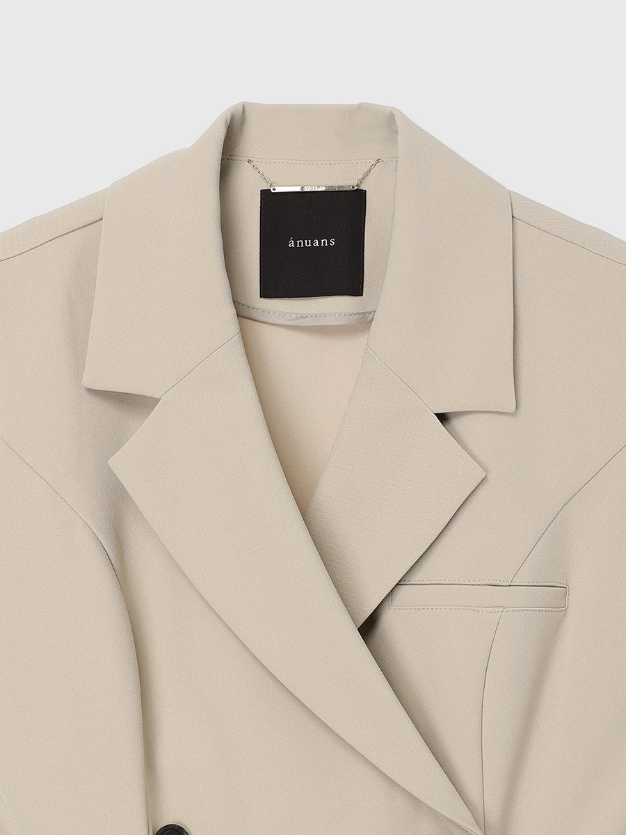 テーラードジレワンピース
