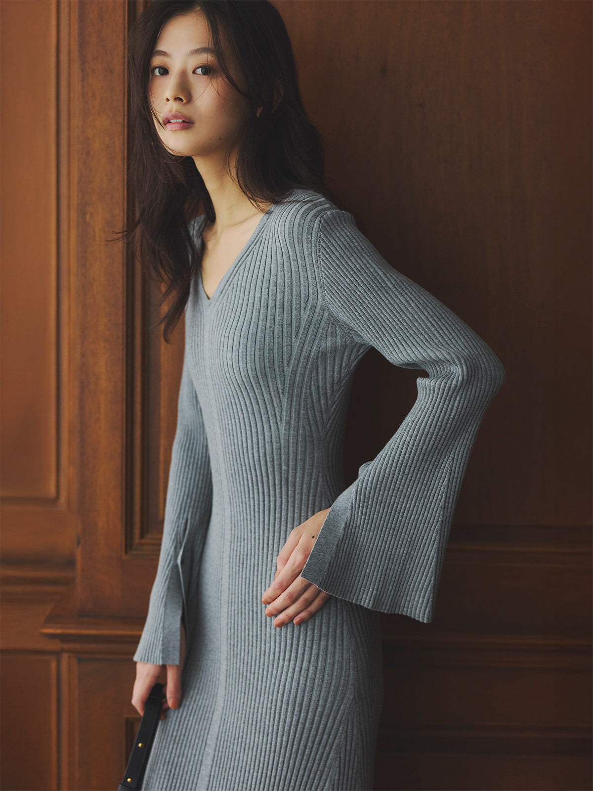 セミマーメイドニットワンピース