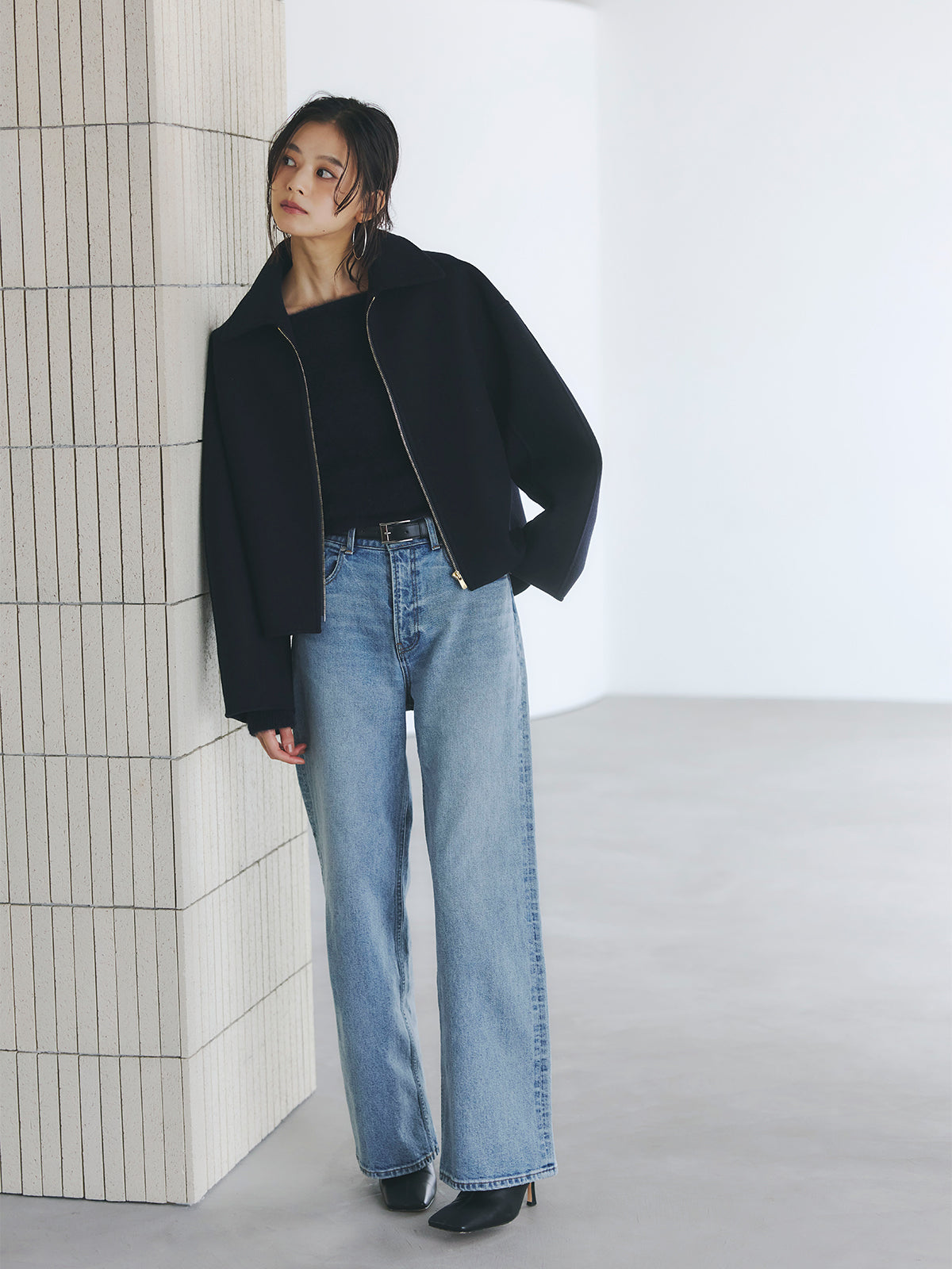 リバーウールショートコート