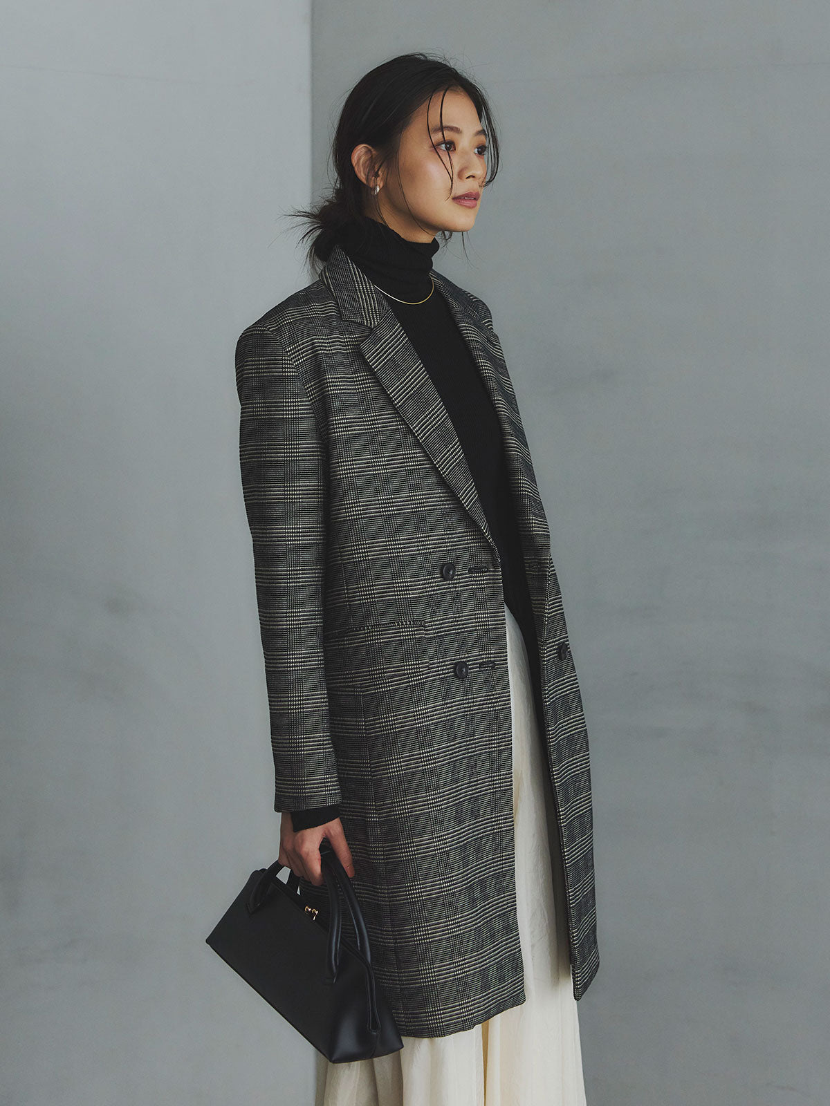 寬鬆西裝外套大衣