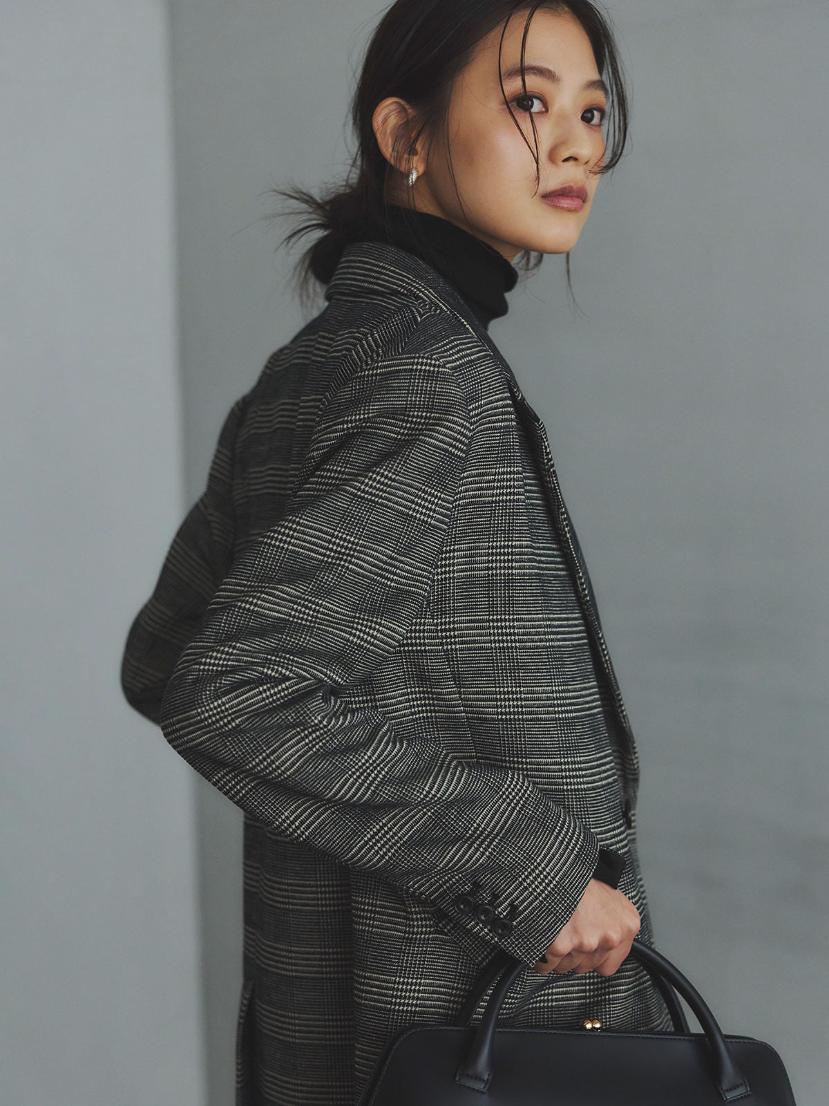 寬鬆西裝外套大衣