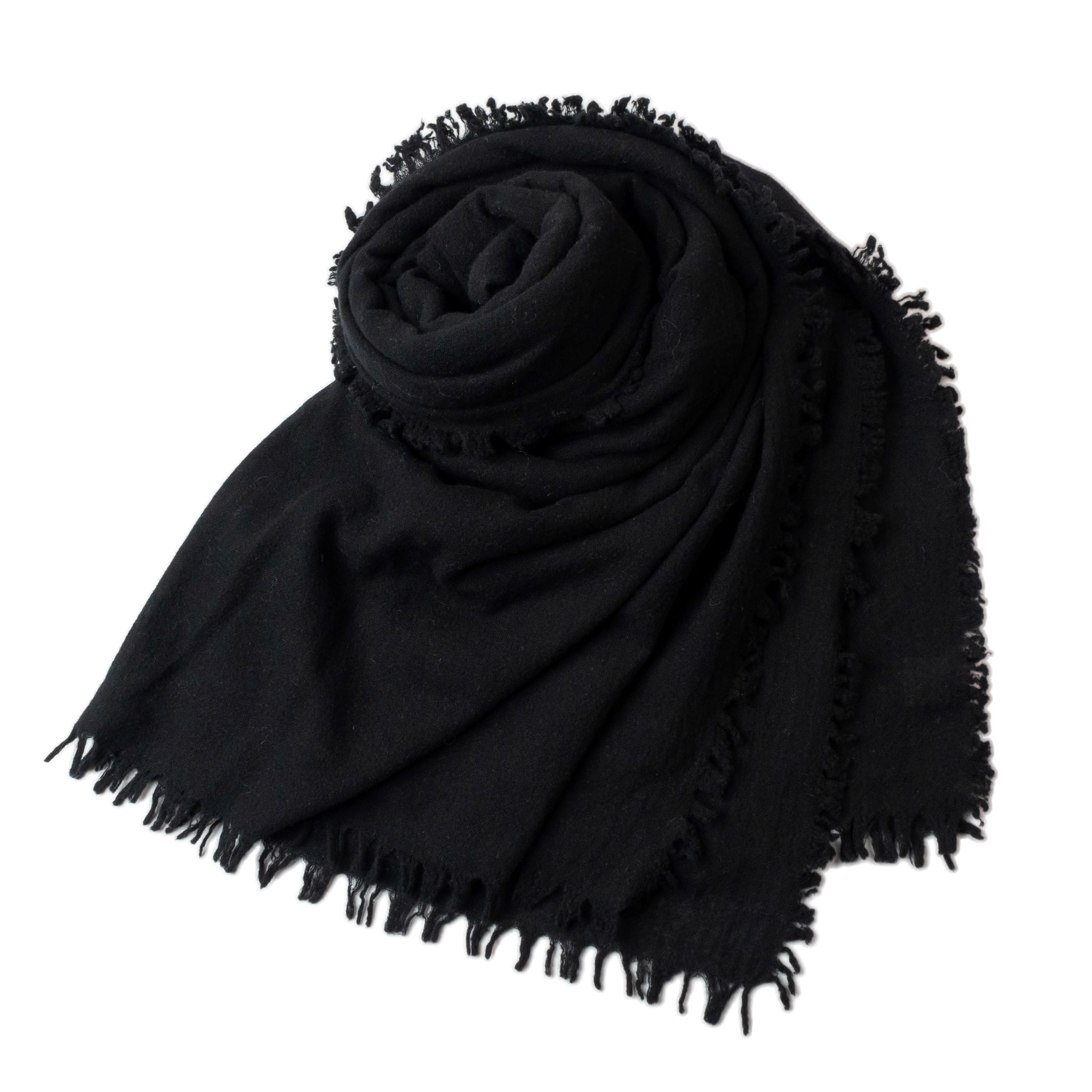 【ASAUCE MELER】ファインラムエアリーソリッドウールストール