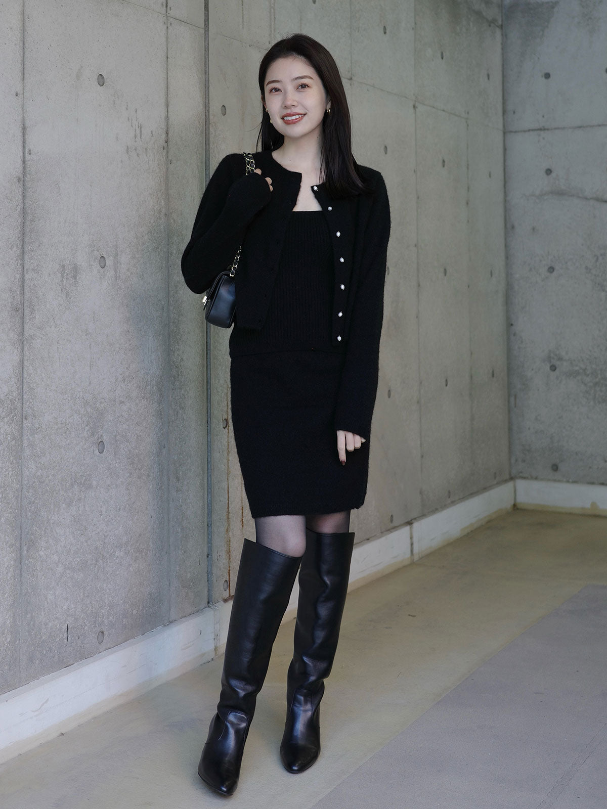 PR:157cm COLOR:BLACK SIZE:1