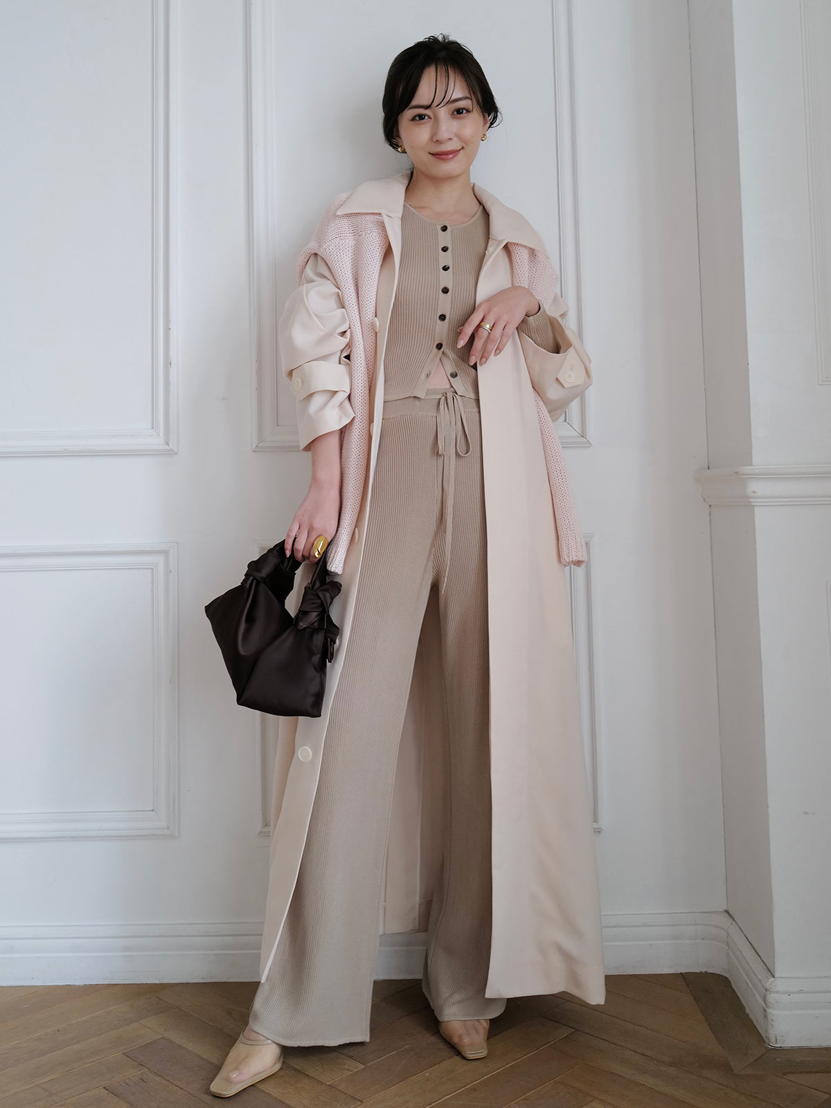 Director:154cm COLOR:BEIGE SIZE:1