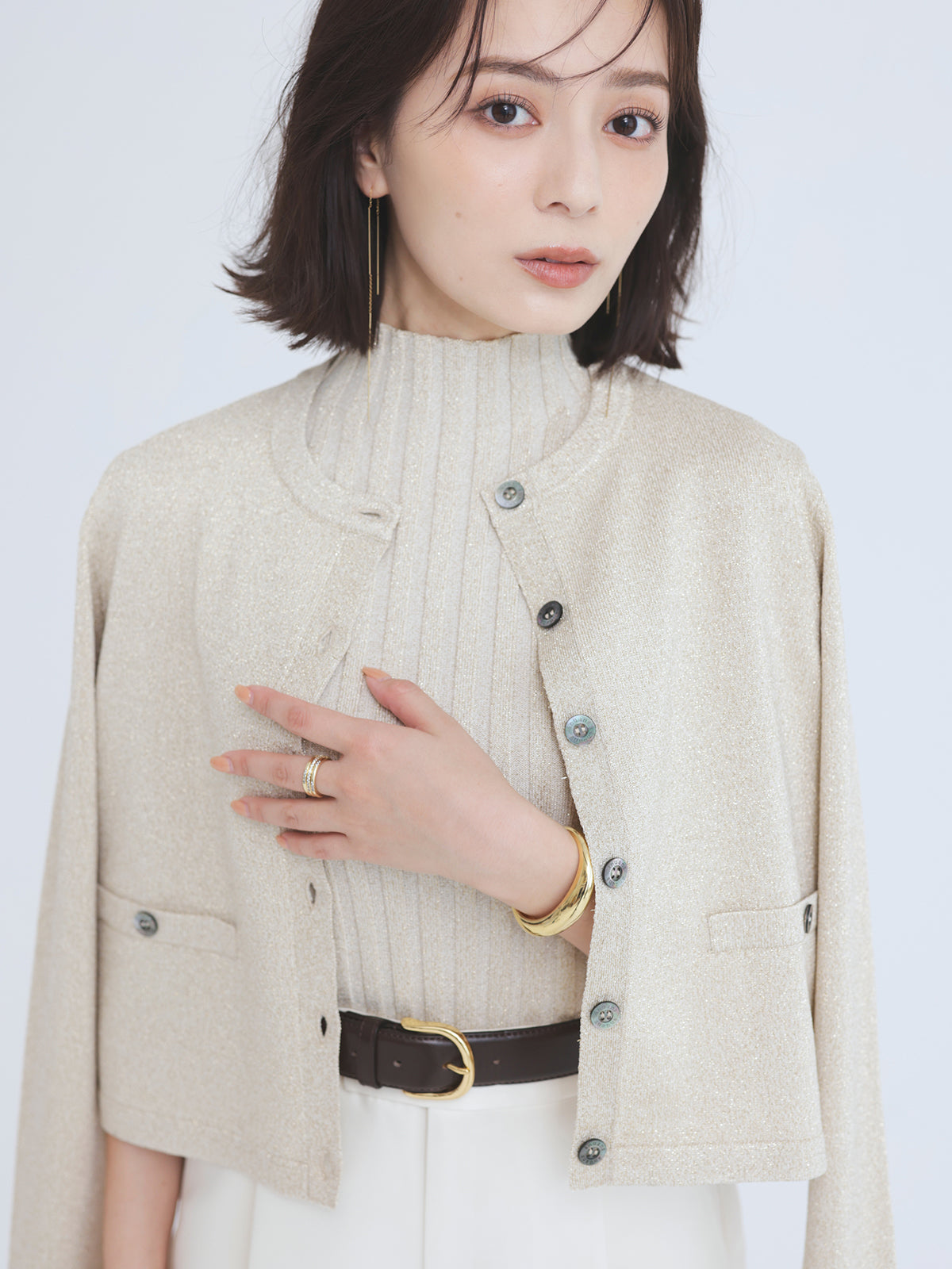 ワイドレザーベルト