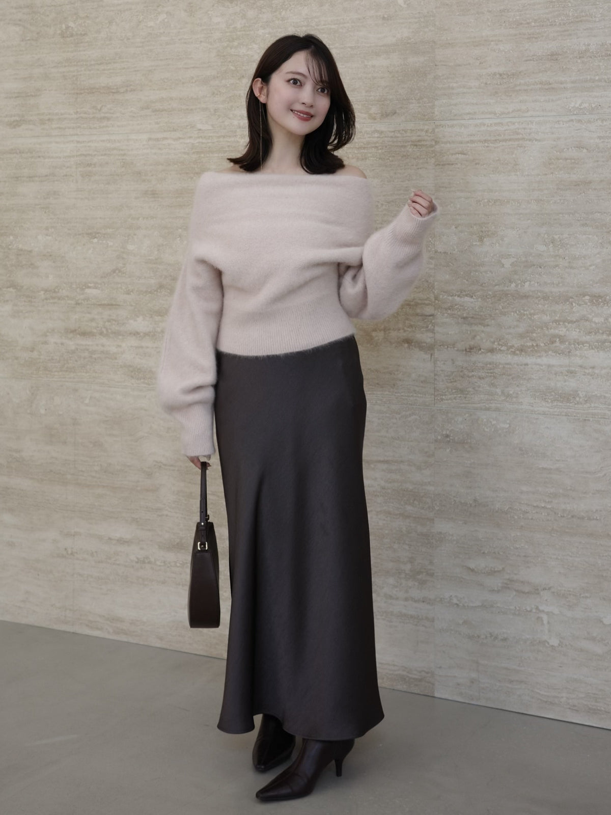 PR:156cm COLOR:CHARCOAL BROWN SIZE:0
