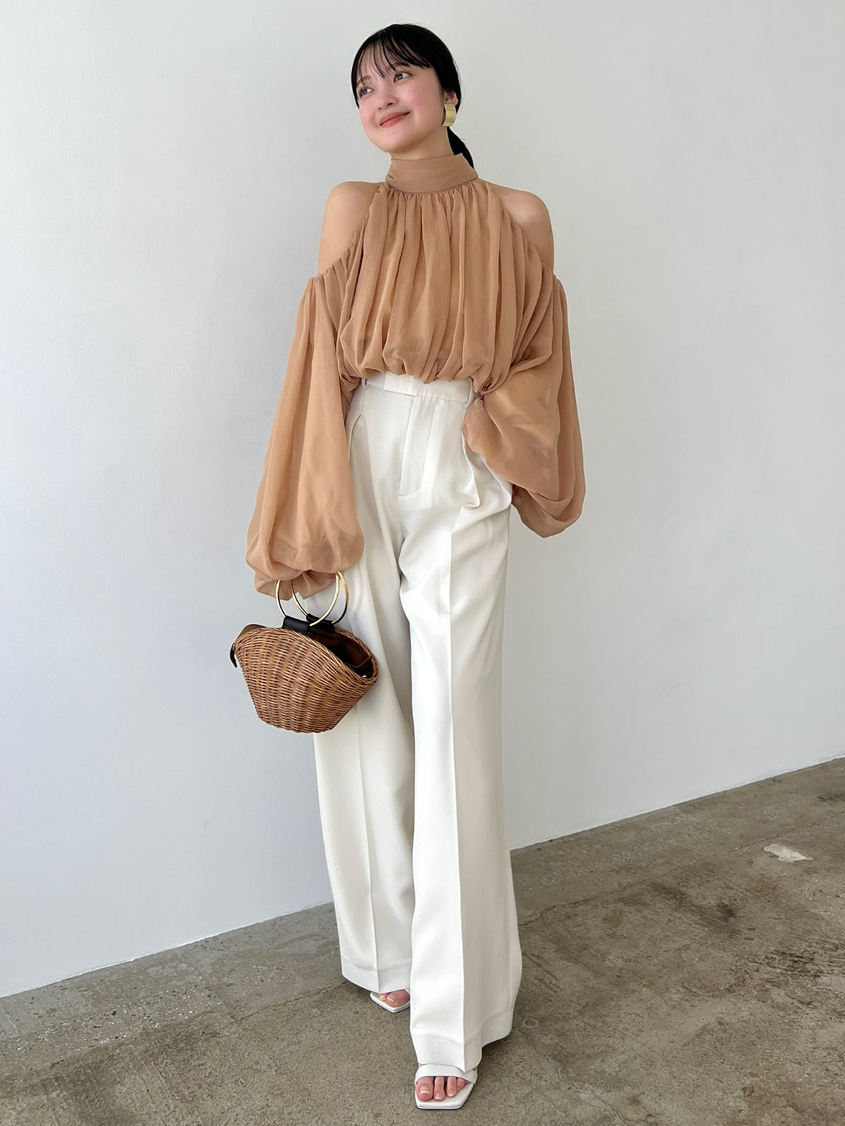 PR:156cm COLOR:ECRU SIZE:S