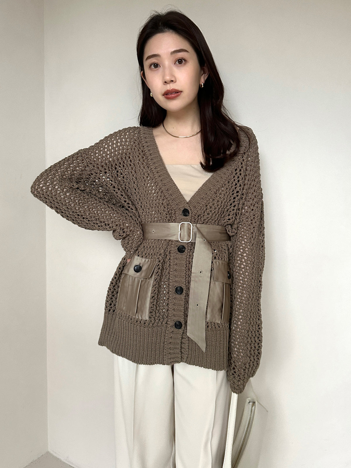 ツータックワイドパンツ