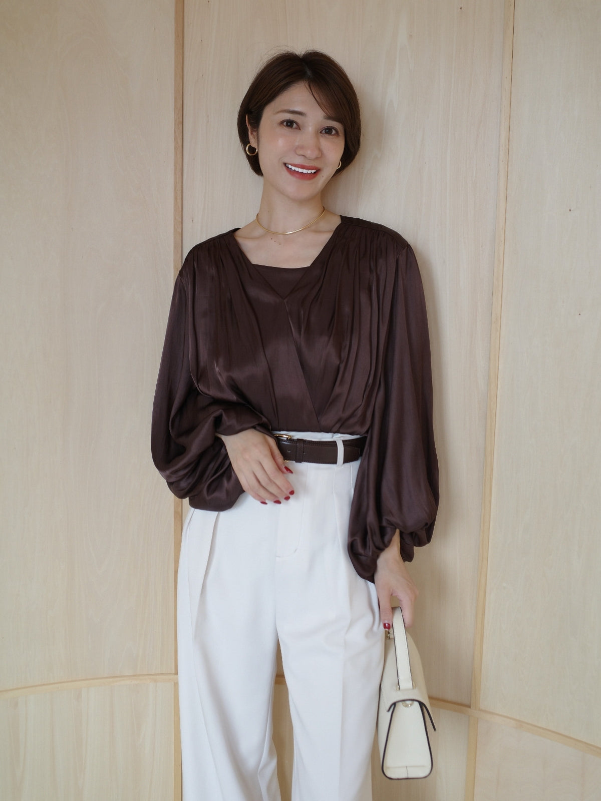 PR:168cm COLOR:BROWN SIZE:F