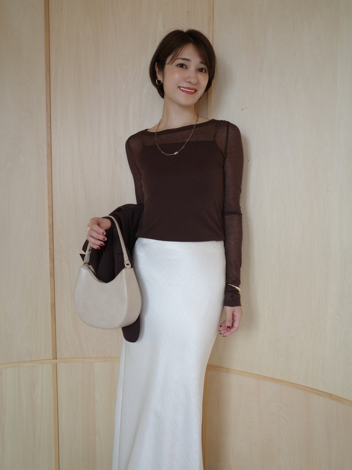 PR:168cm COLOR:BROWN SIZE:F