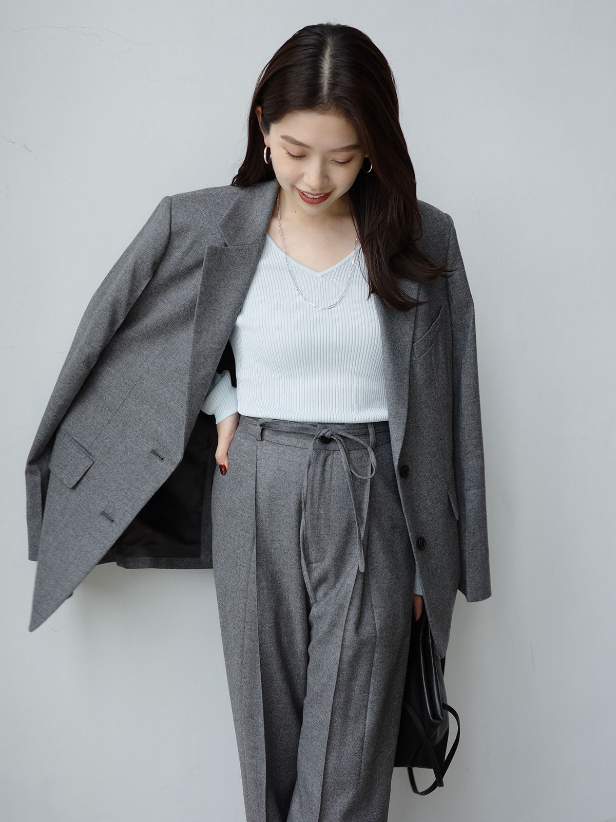 ウールシングルオーバージャケット