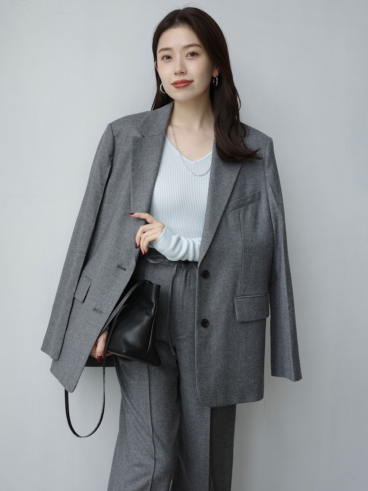 ウールシングルオーバージャケット