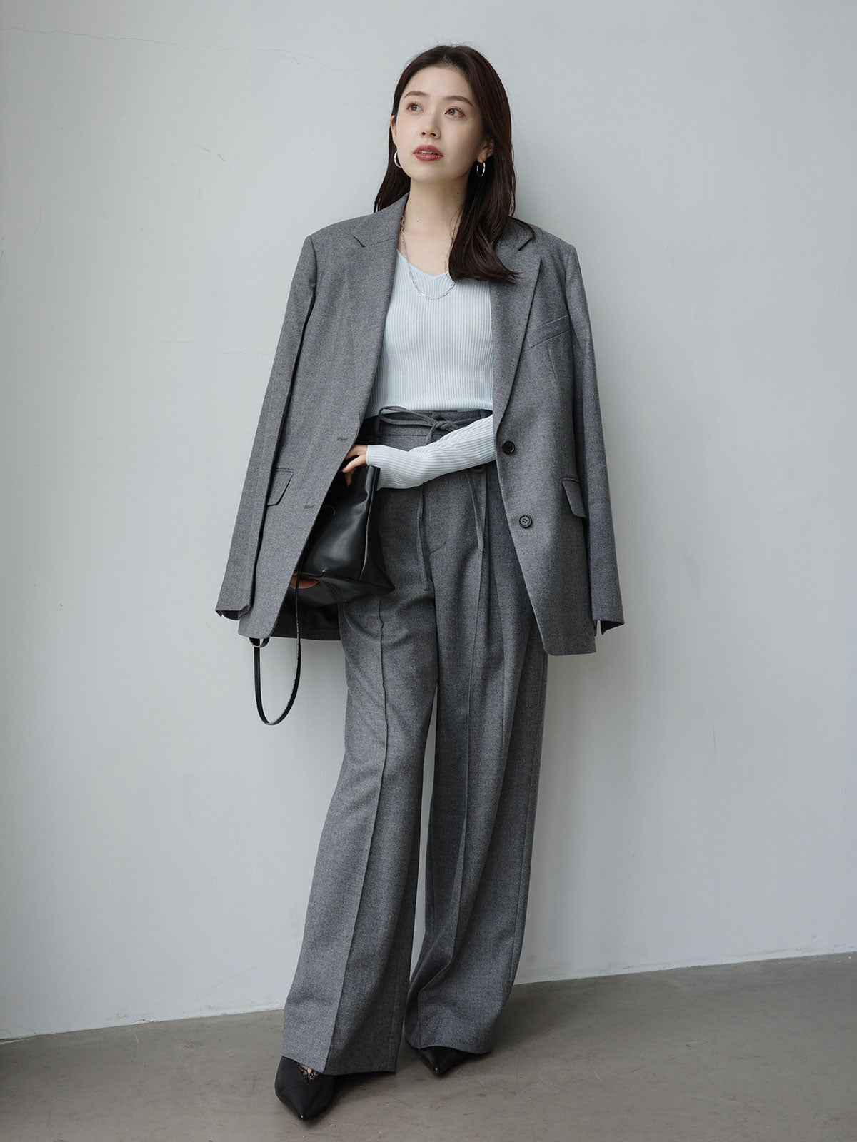 ウールシングルオーバージャケット