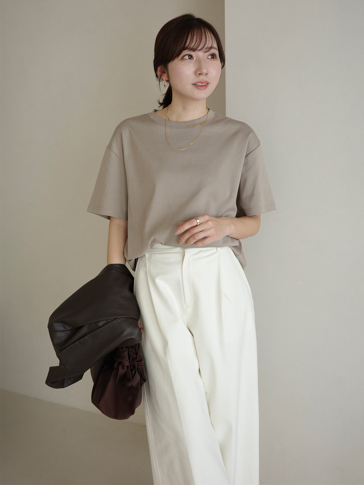 PR:162cm COLOR:GREY BEIGE SIZE:F