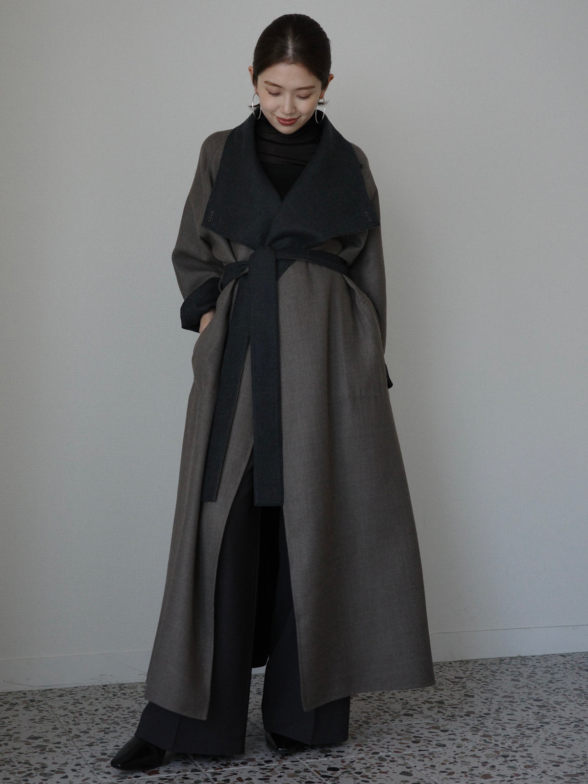 PR:157cm COLOR:CHARCOAL GREY SIZE:1