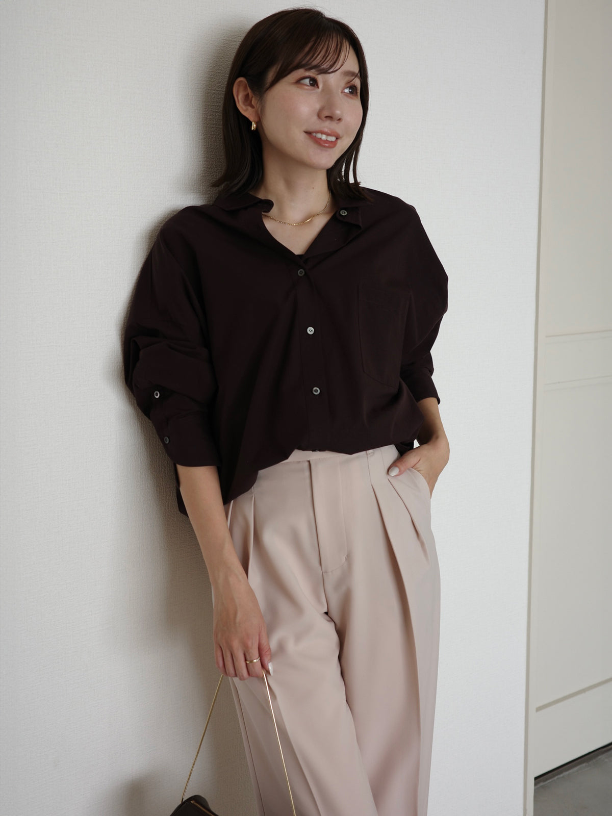 PR:162cm COLOR:DARK BROWN SIZE:F