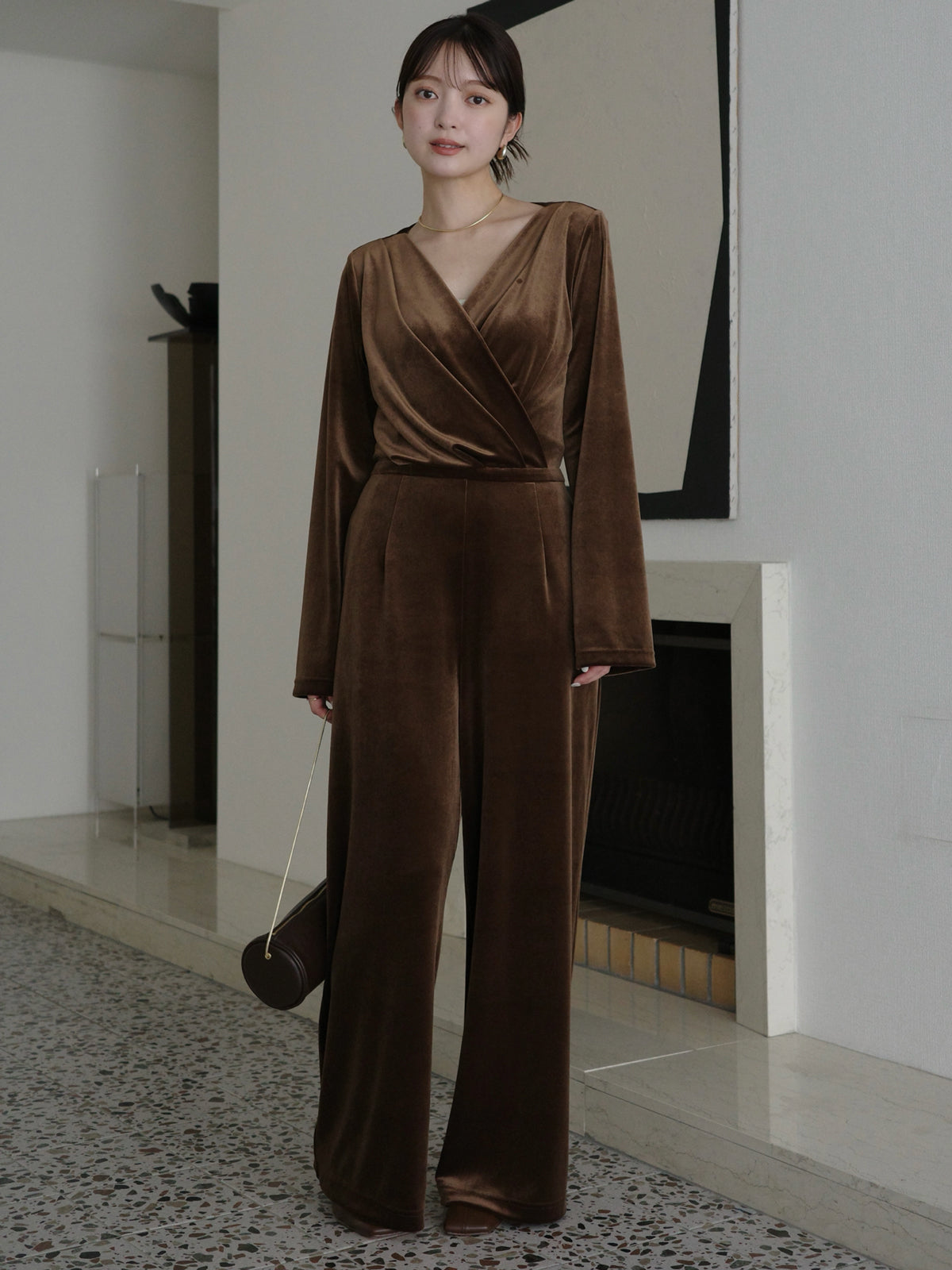 ベロアカットオールインワン