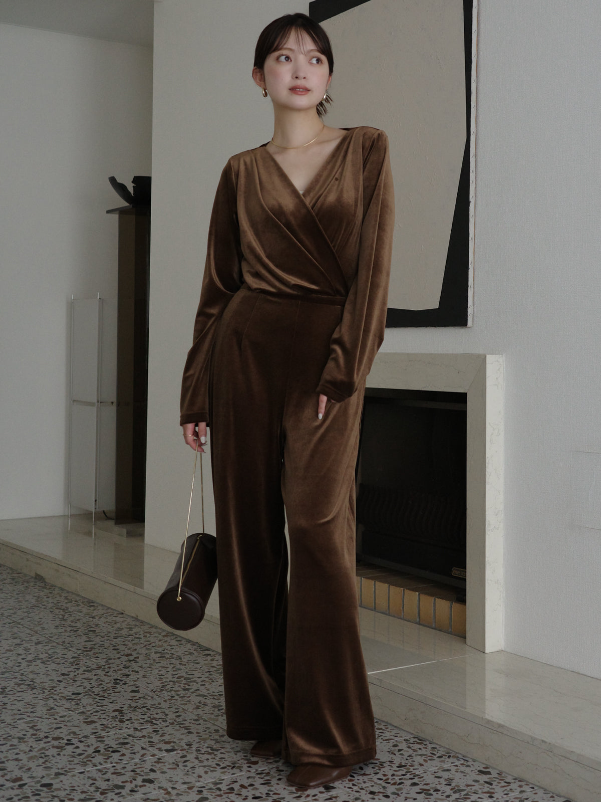 ベロアカットオールインワン