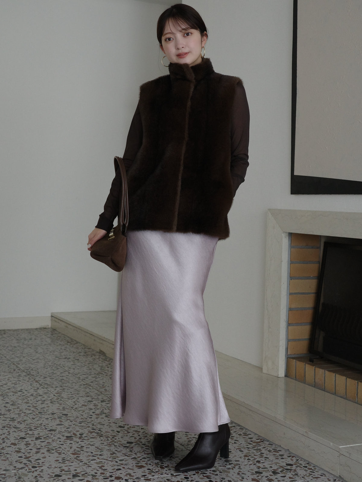 PR:156cm COLOR:BROWN SIZE:F