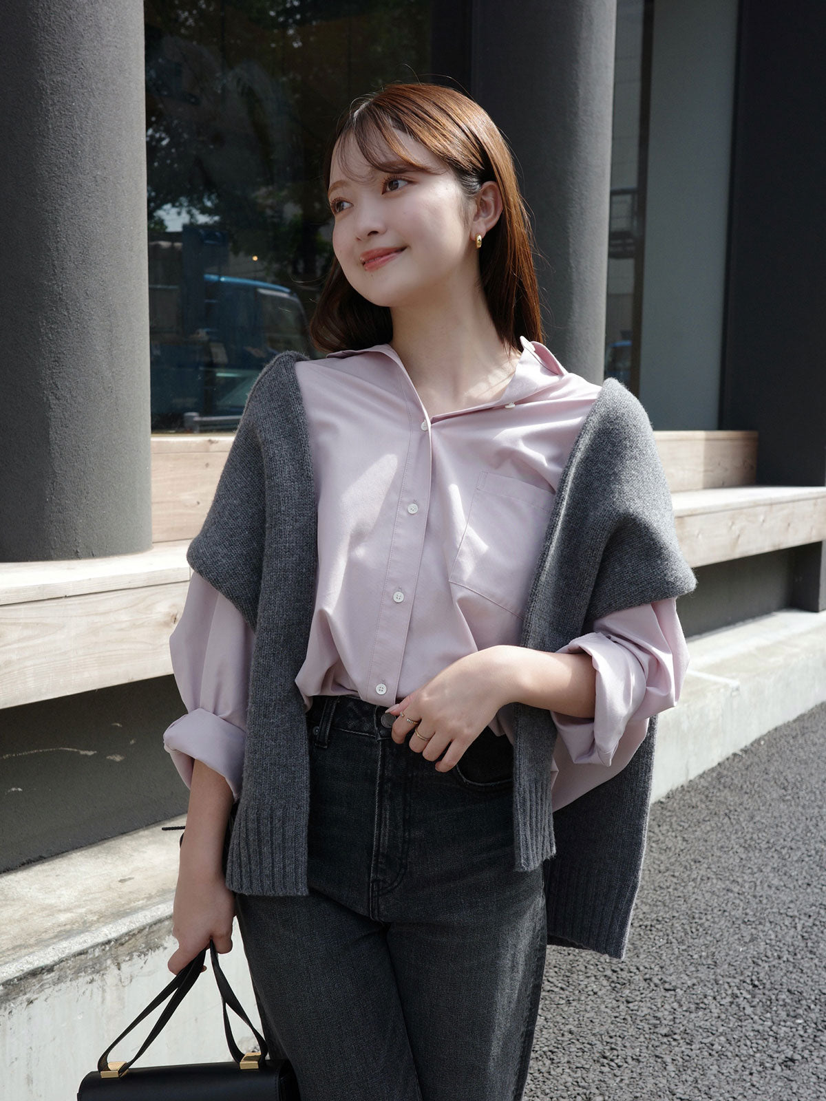PR:156cm COLOR:GREYISH PINK SIZE:F
