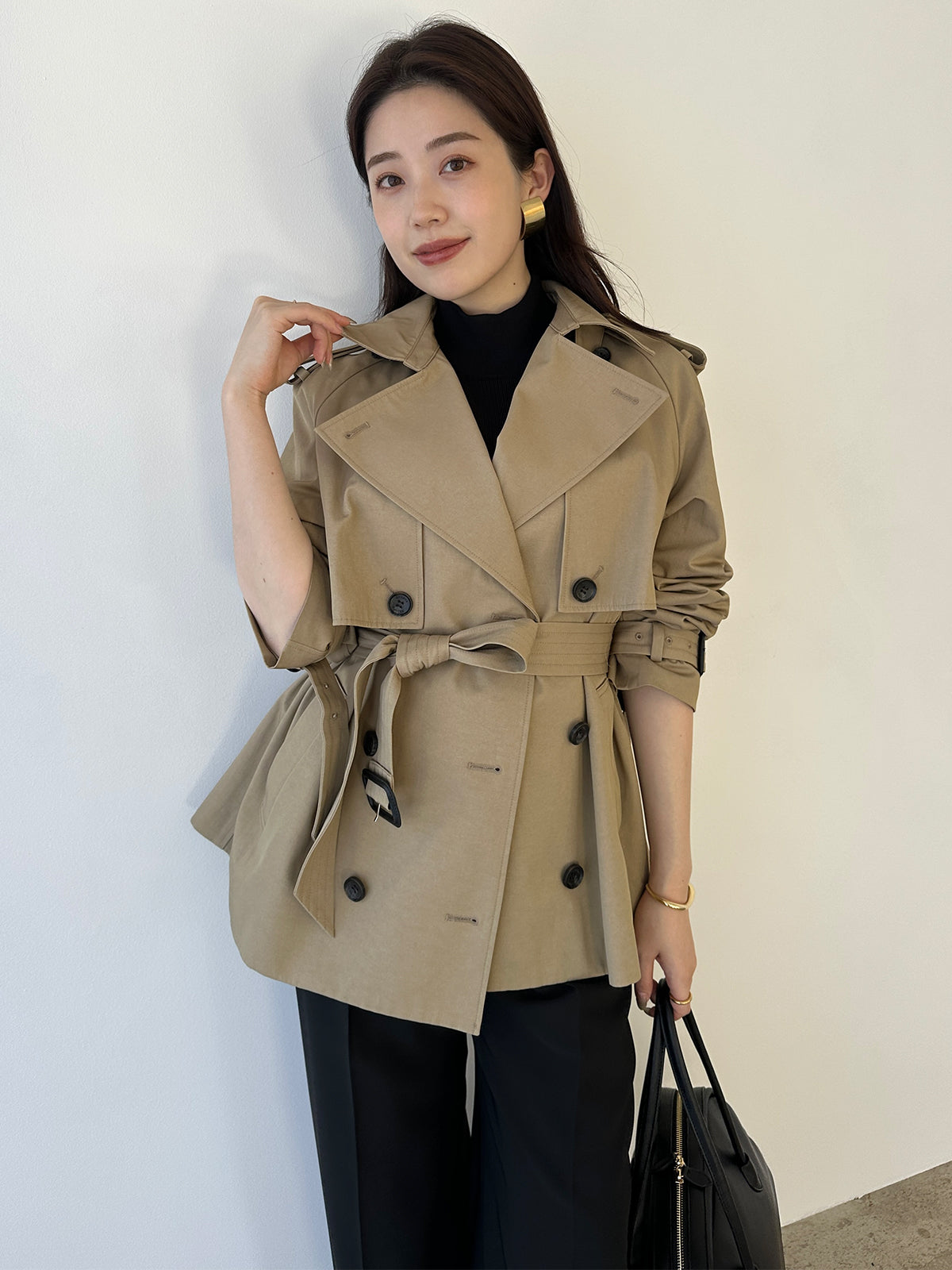 ツータックワイドパンツ