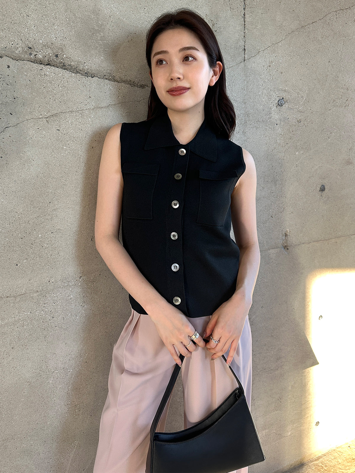 투턱 와이드 팬츠