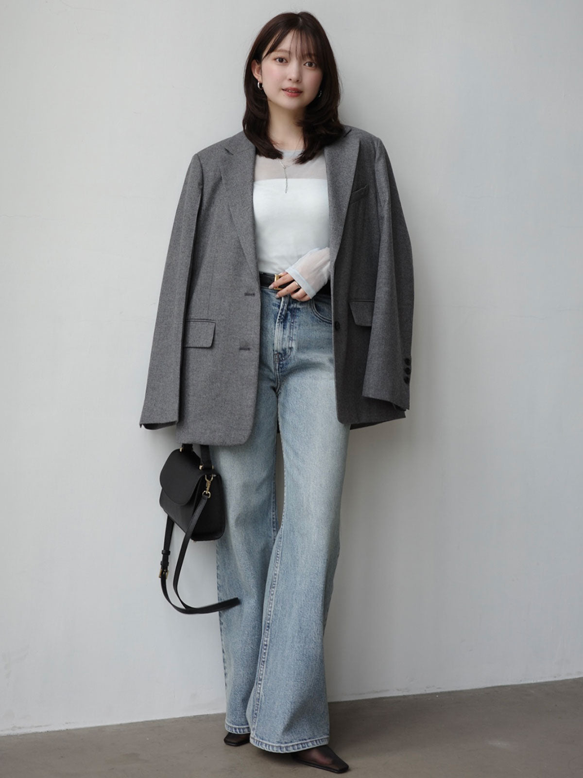 ウールシングルオーバージャケット