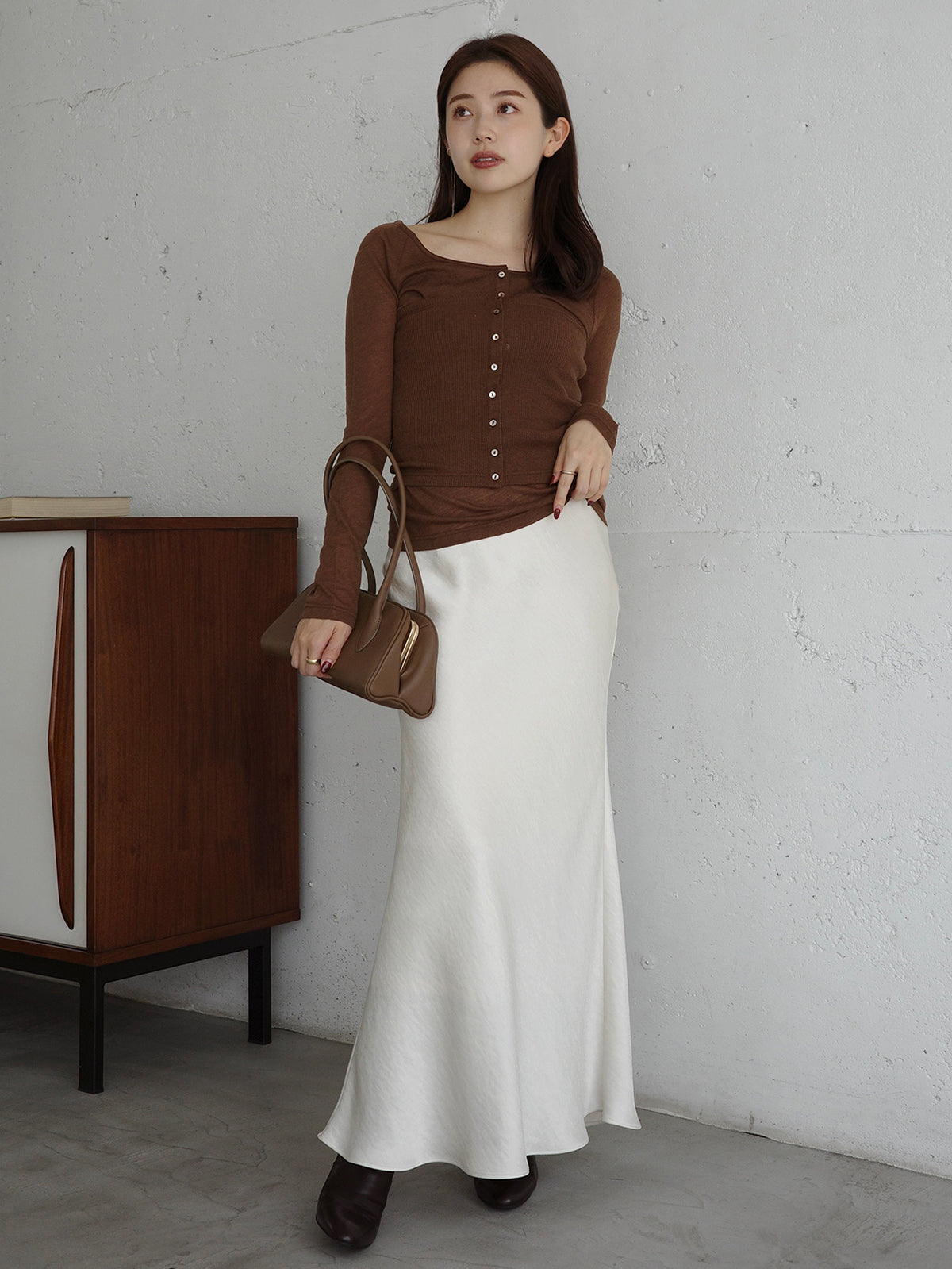 シアーウールレイヤリングトップス